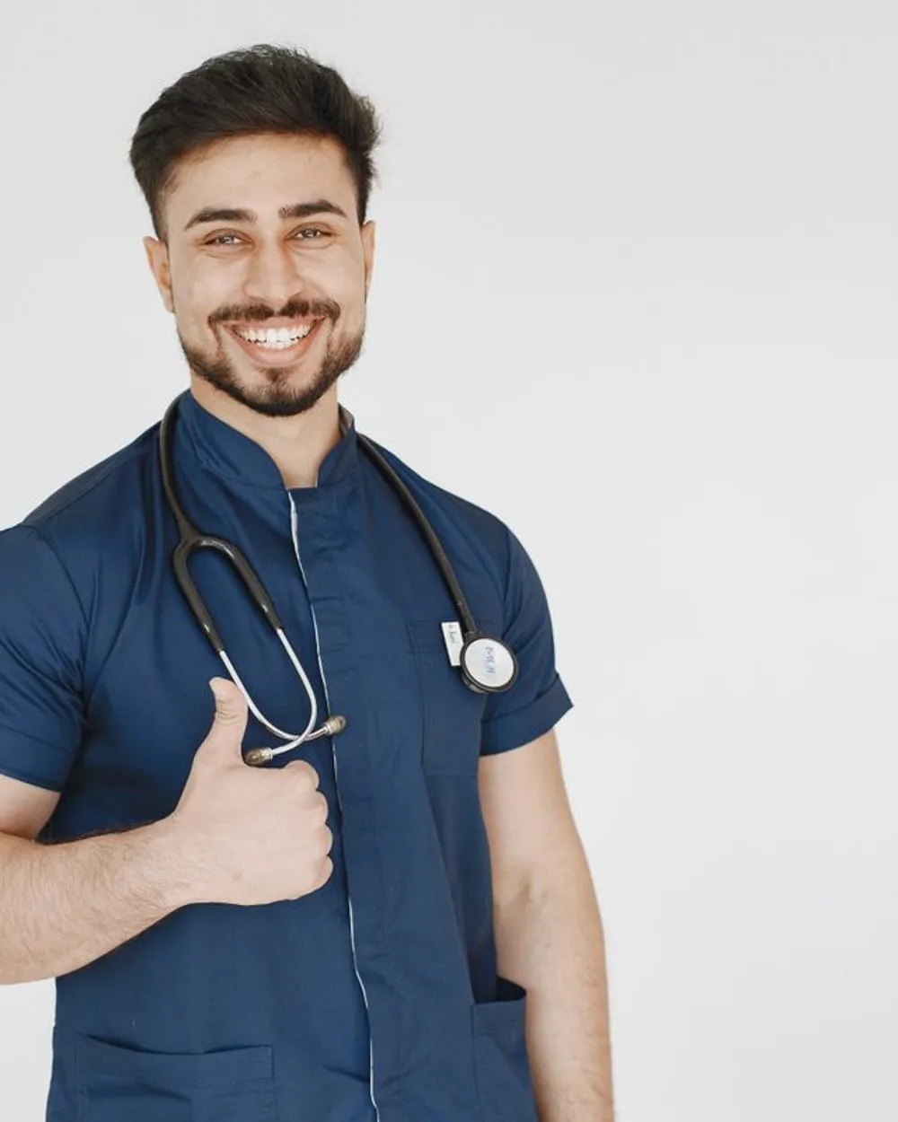 Physiotherapist with a stethoscope at OT Nest